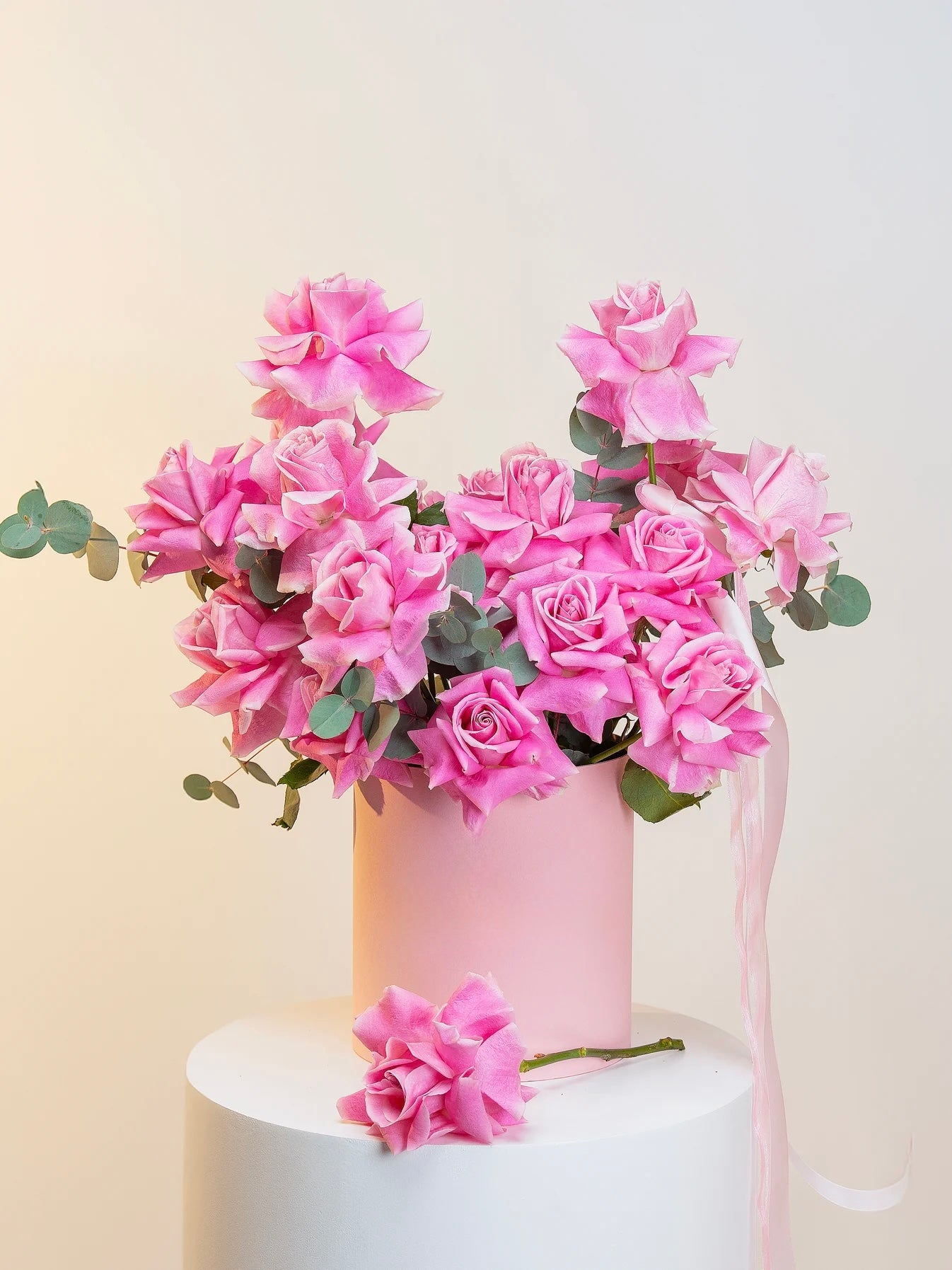 BLOOME Pink Grace – cutie eleganta cu trandafiri roz