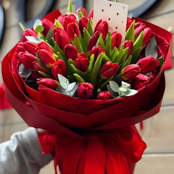 Buchet de Lalele roșii — Red Desire