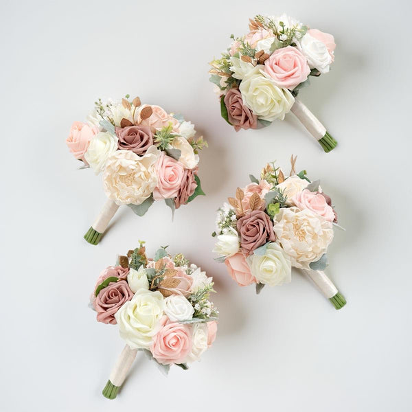 Cocarde Domnișoare de Onoare Ivory & Nude