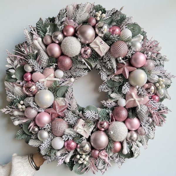 Coronita Glamour Roz & Argintiu